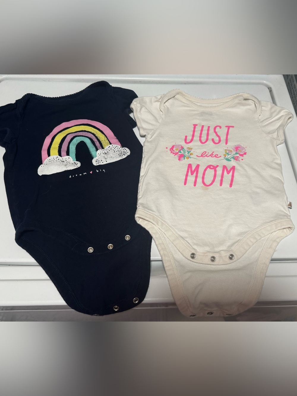 BABY GAP / 18-24 month / Bundle of 2 Onesies (Small stains on one)